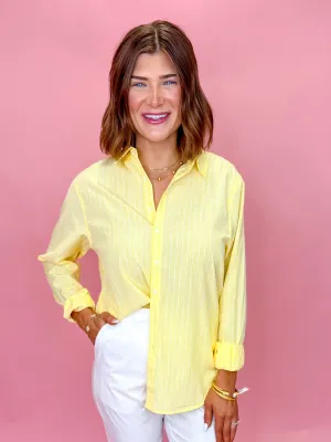 [Dear John] Lolita Boyfriend Fit Top - Pale Banana