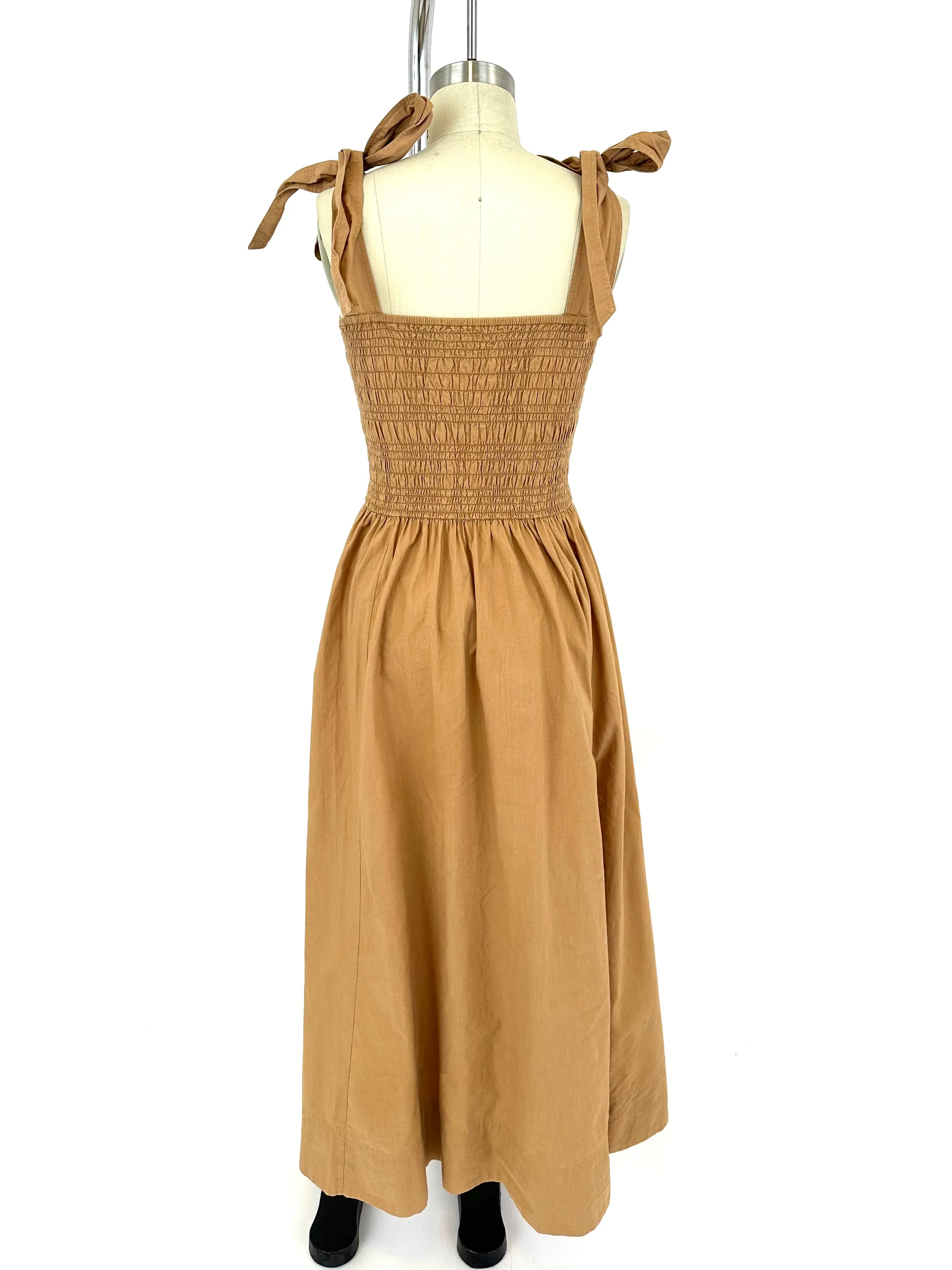 Dôen Smocked Bow Dress