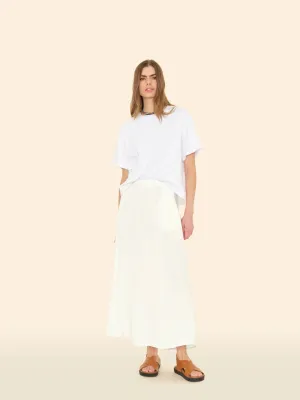 Deon Gauze Skirt - White