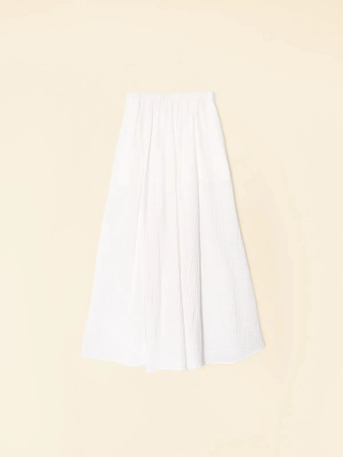 Deon Gauze Skirt - White