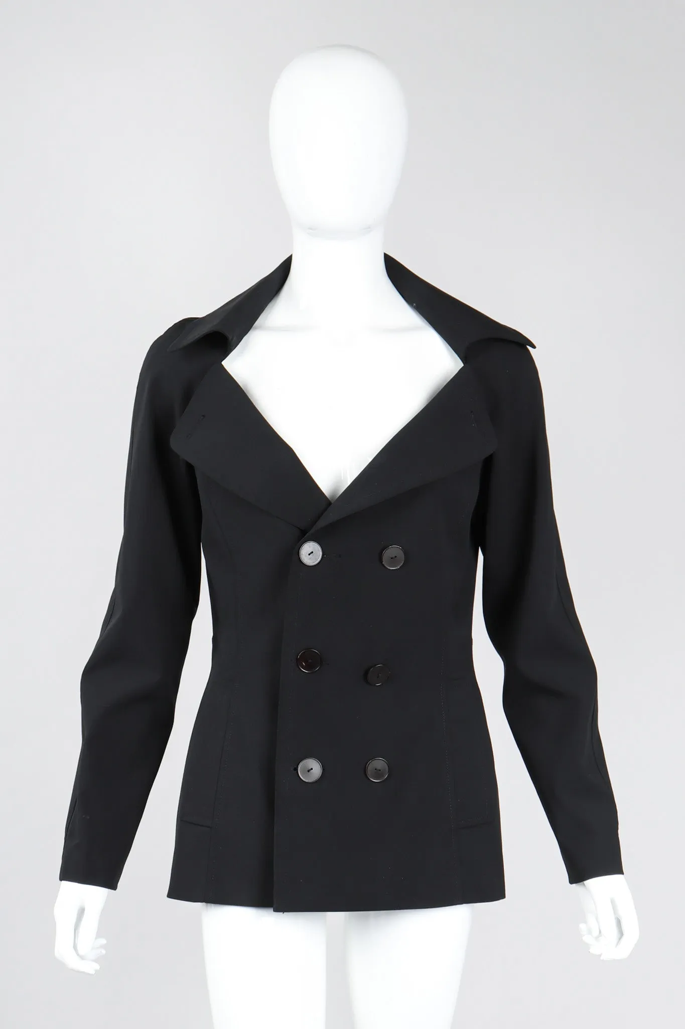 Diamond Collar Sailor Peacoat