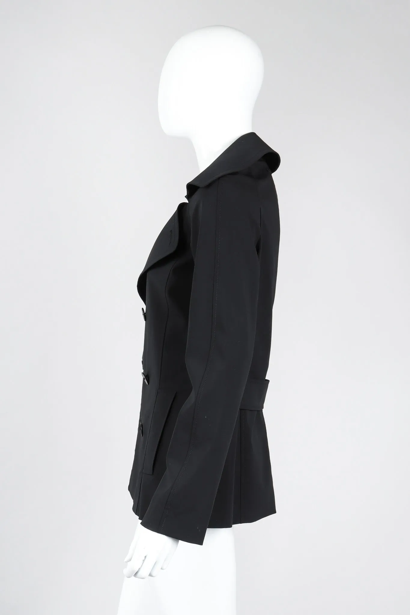 Diamond Collar Sailor Peacoat