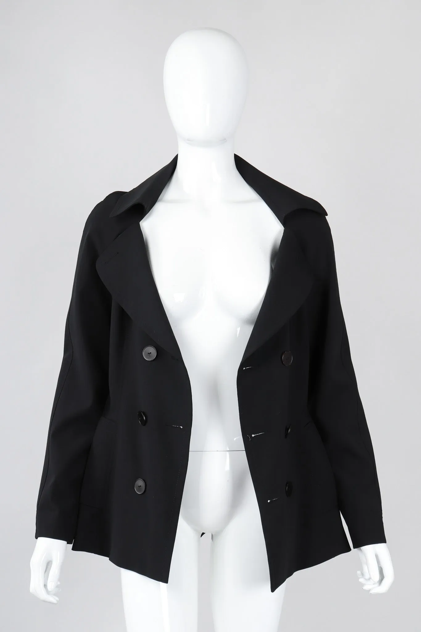 Diamond Collar Sailor Peacoat