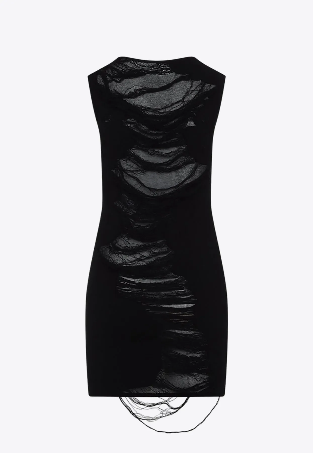 Distressed Mini Sheath Dress