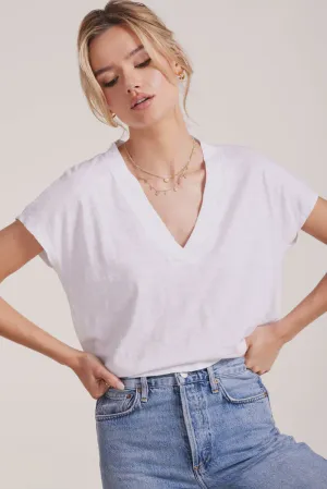 DOLMAN V NECK TEE