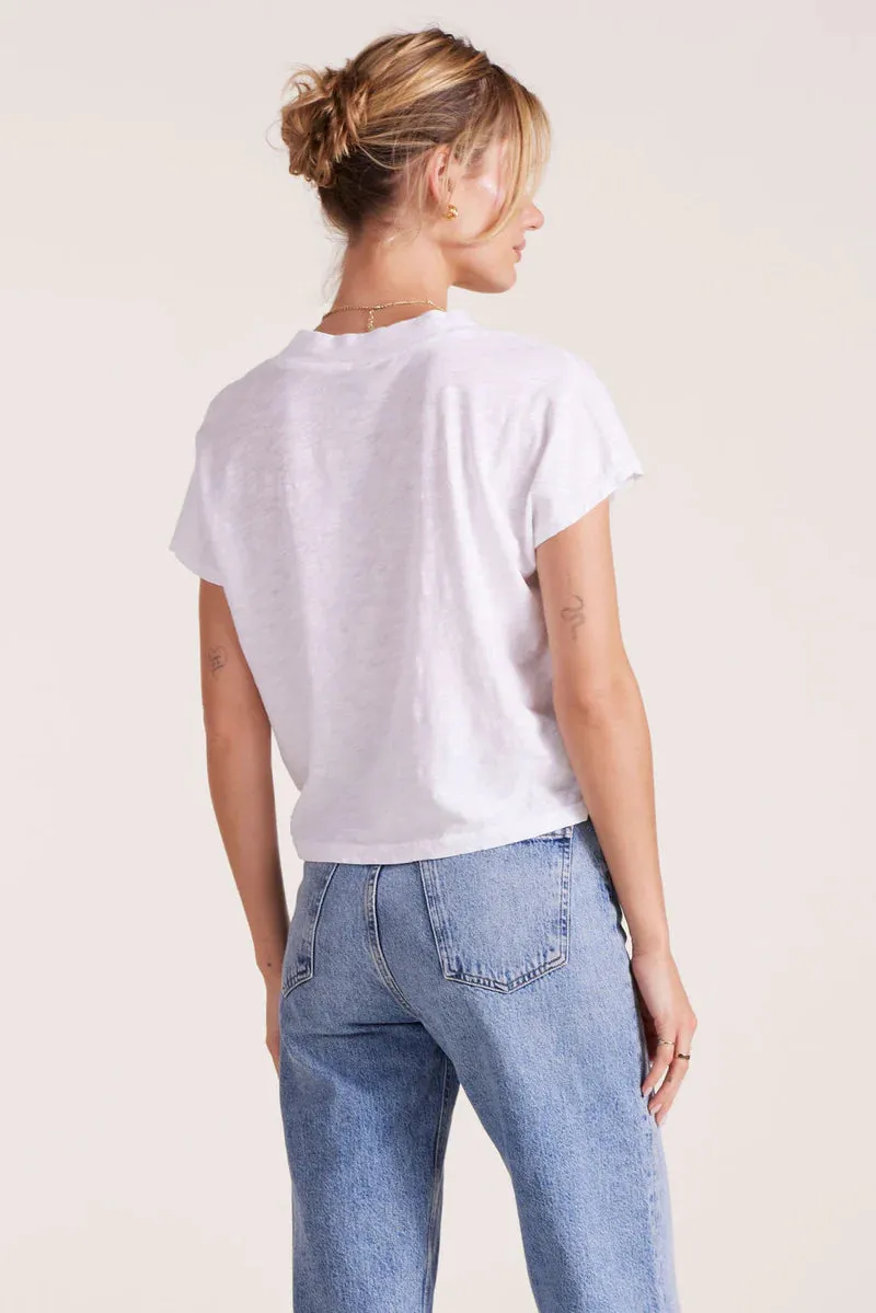 DOLMAN V NECK TEE