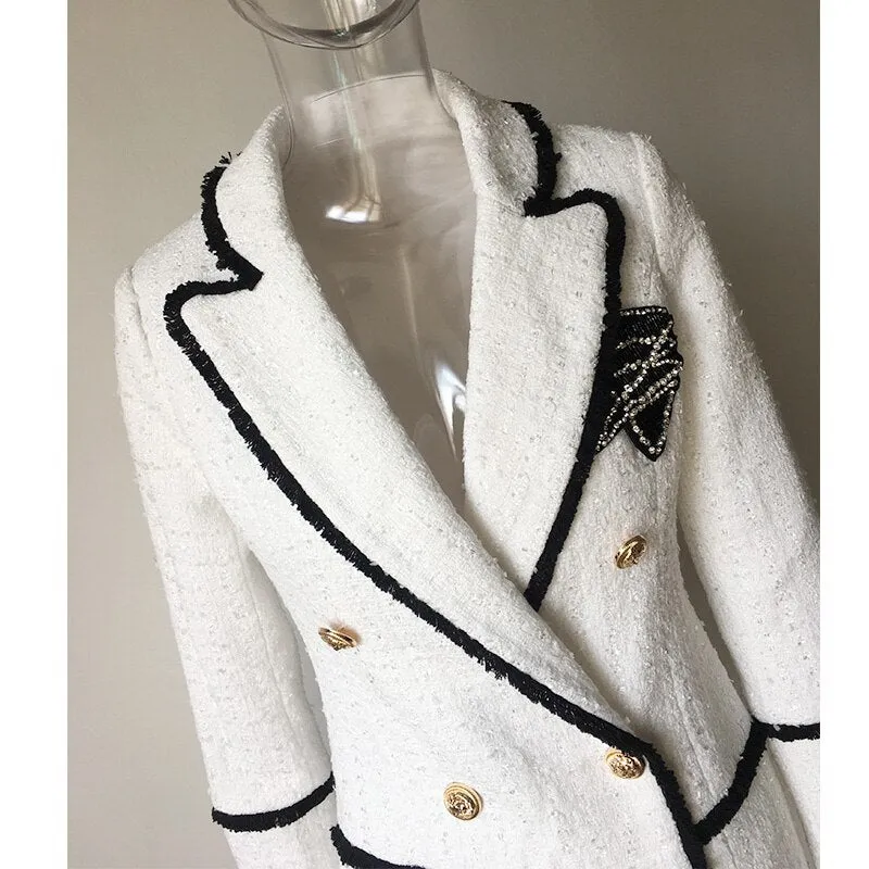 Double Breasted Coat "In Line"
