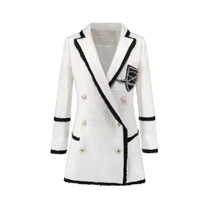Double Breasted Coat "In Line"