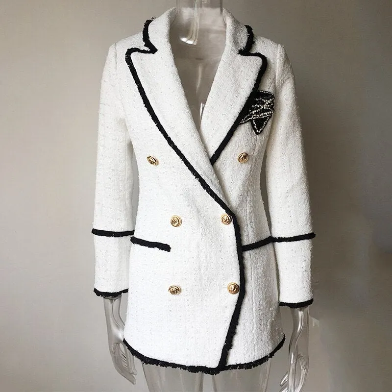 Double Breasted Coat "In Line"