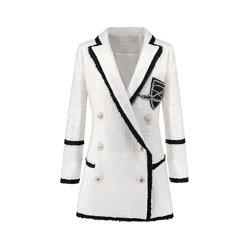 Double Breasted Coat "In Line"