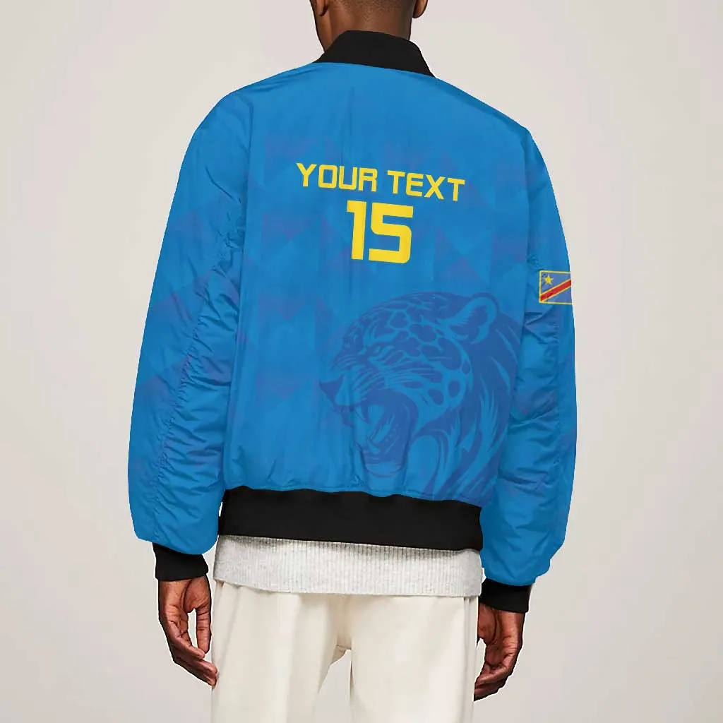 DR Congo Football Custom Bomber Jacket Go Champions LT15
