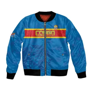 DR Congo Football Custom Bomber Jacket Go Champions LT15