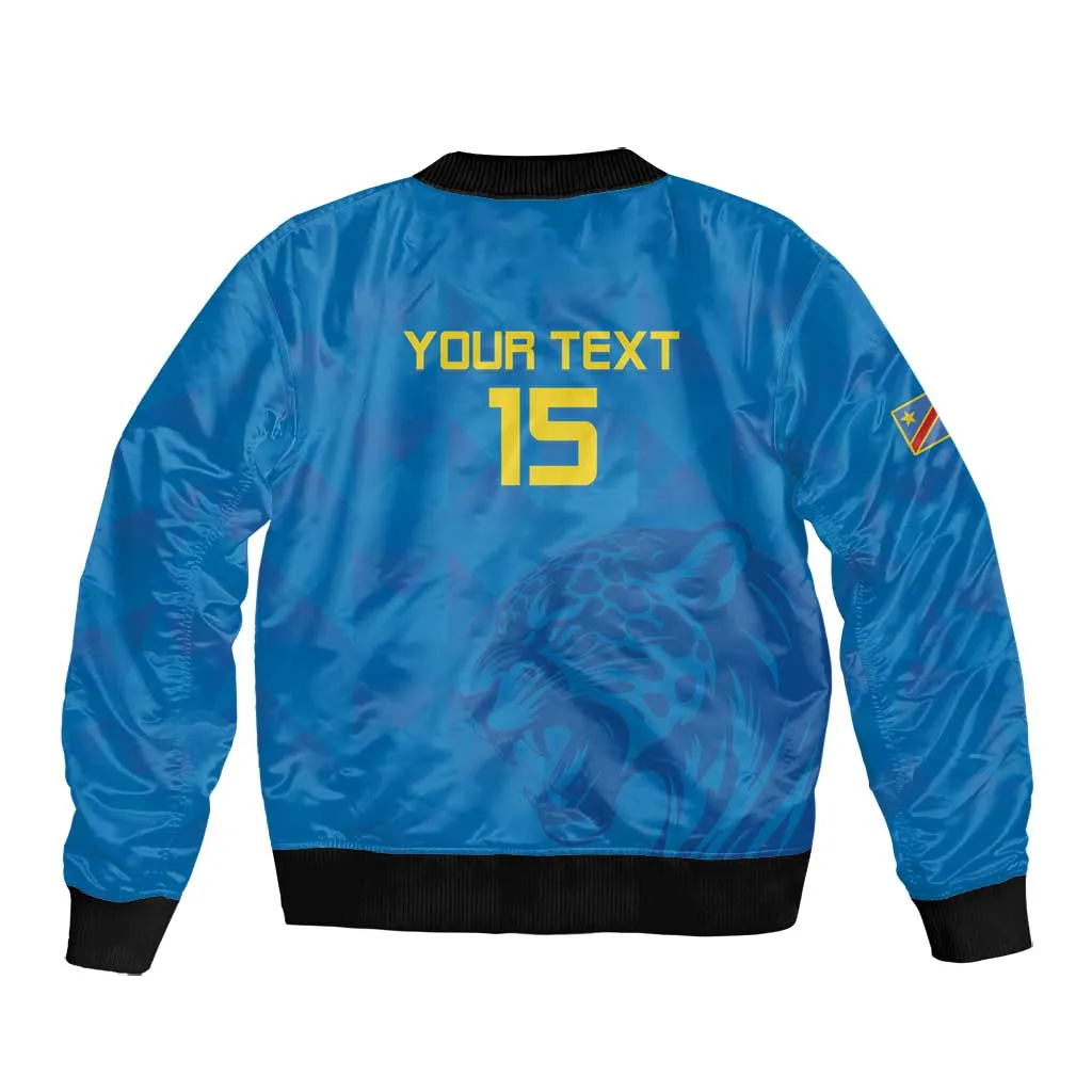 DR Congo Football Custom Bomber Jacket Go Champions LT15