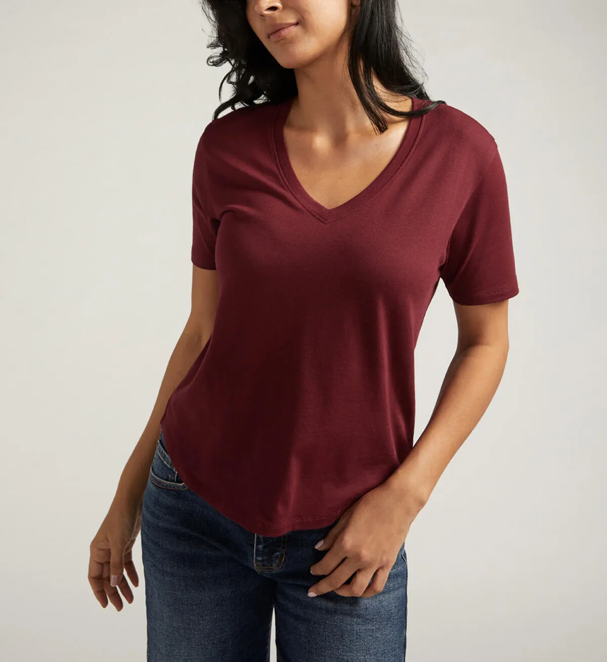 Drapey Luxe V-neck