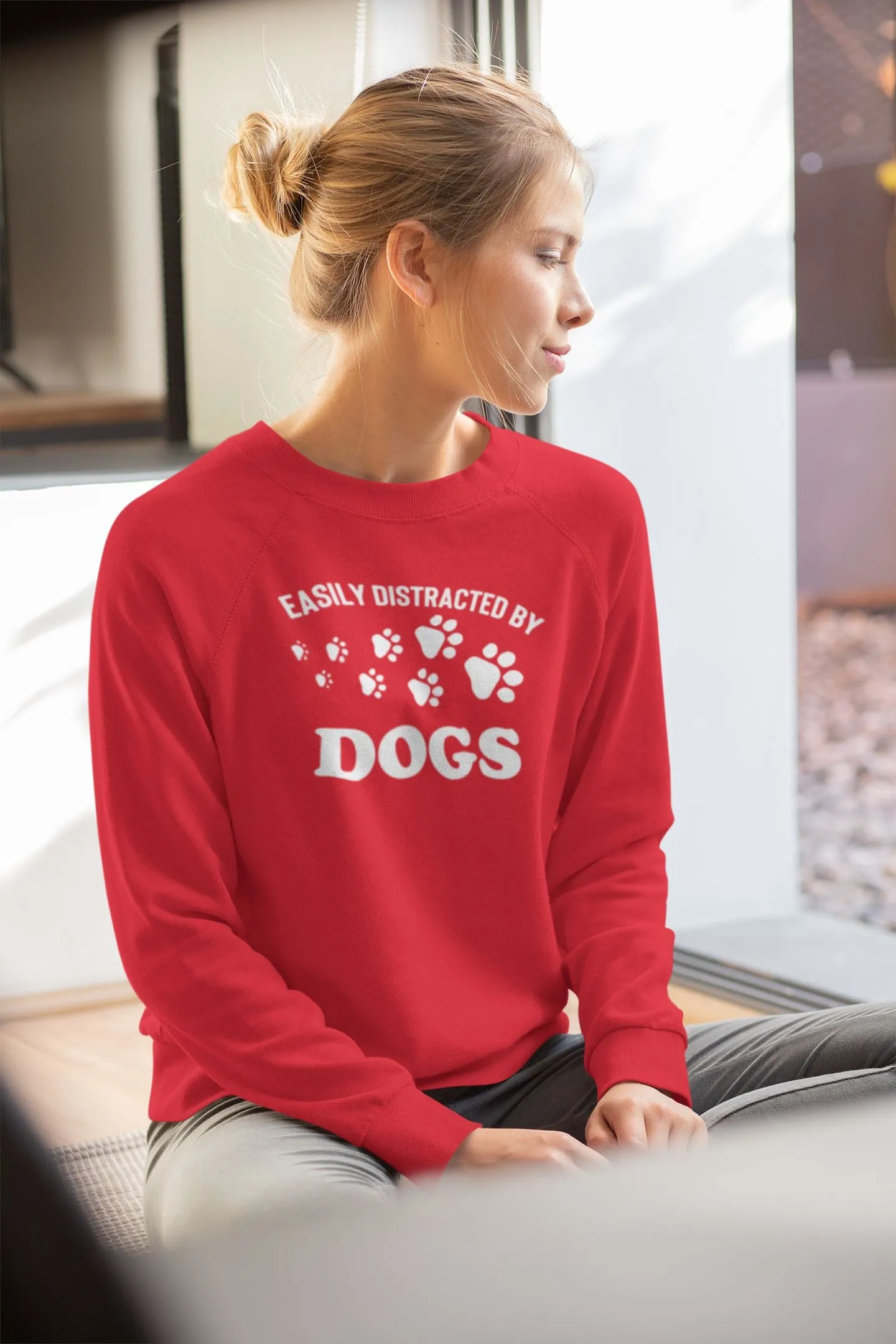 Easily Distracted by Dogs Sweatshirt