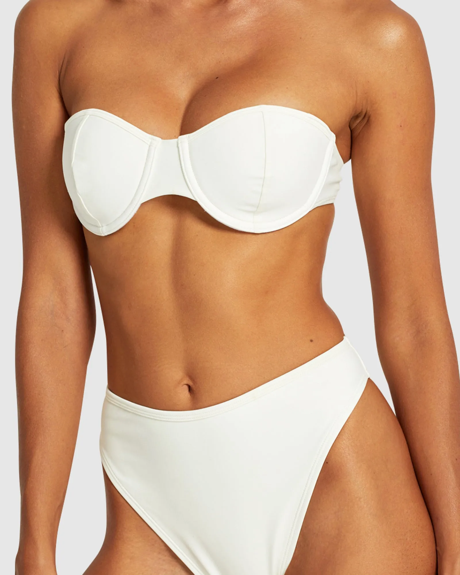 Easy Living - Creme - Balconette Bikini Top