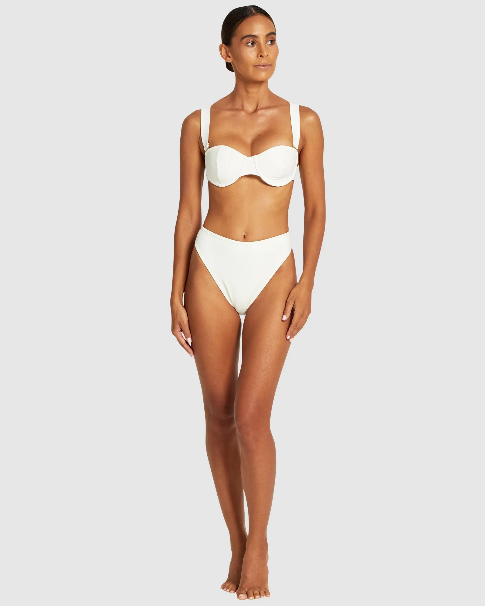 Easy Living - Creme - Balconette Bikini Top