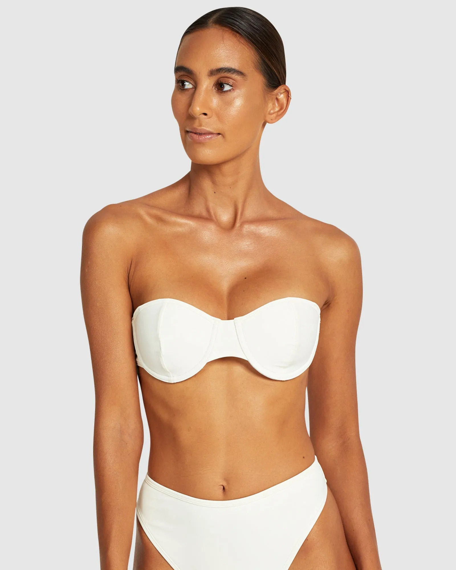 Easy Living - Creme - Balconette Bikini Top