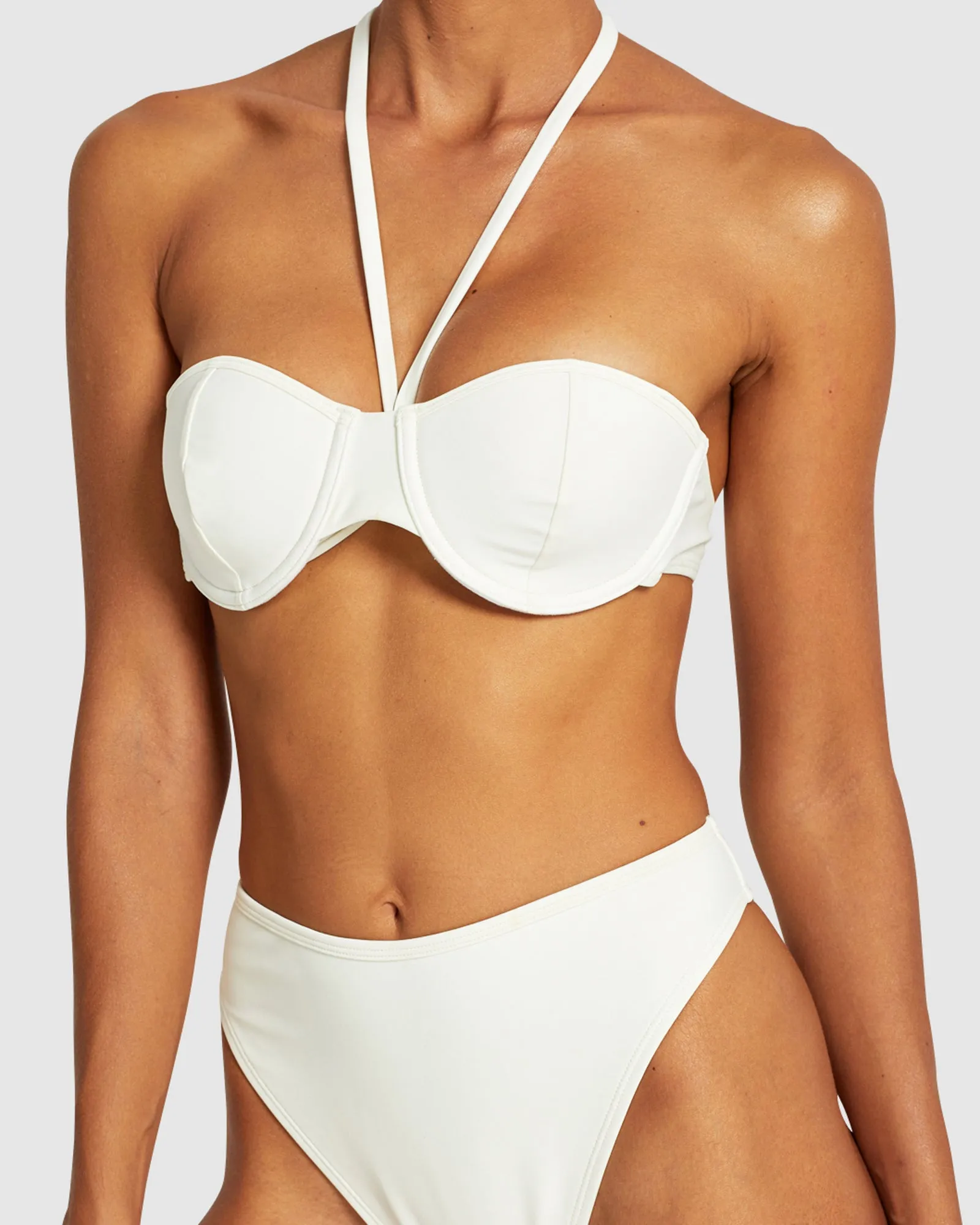 Easy Living - Creme - Balconette Bikini Top