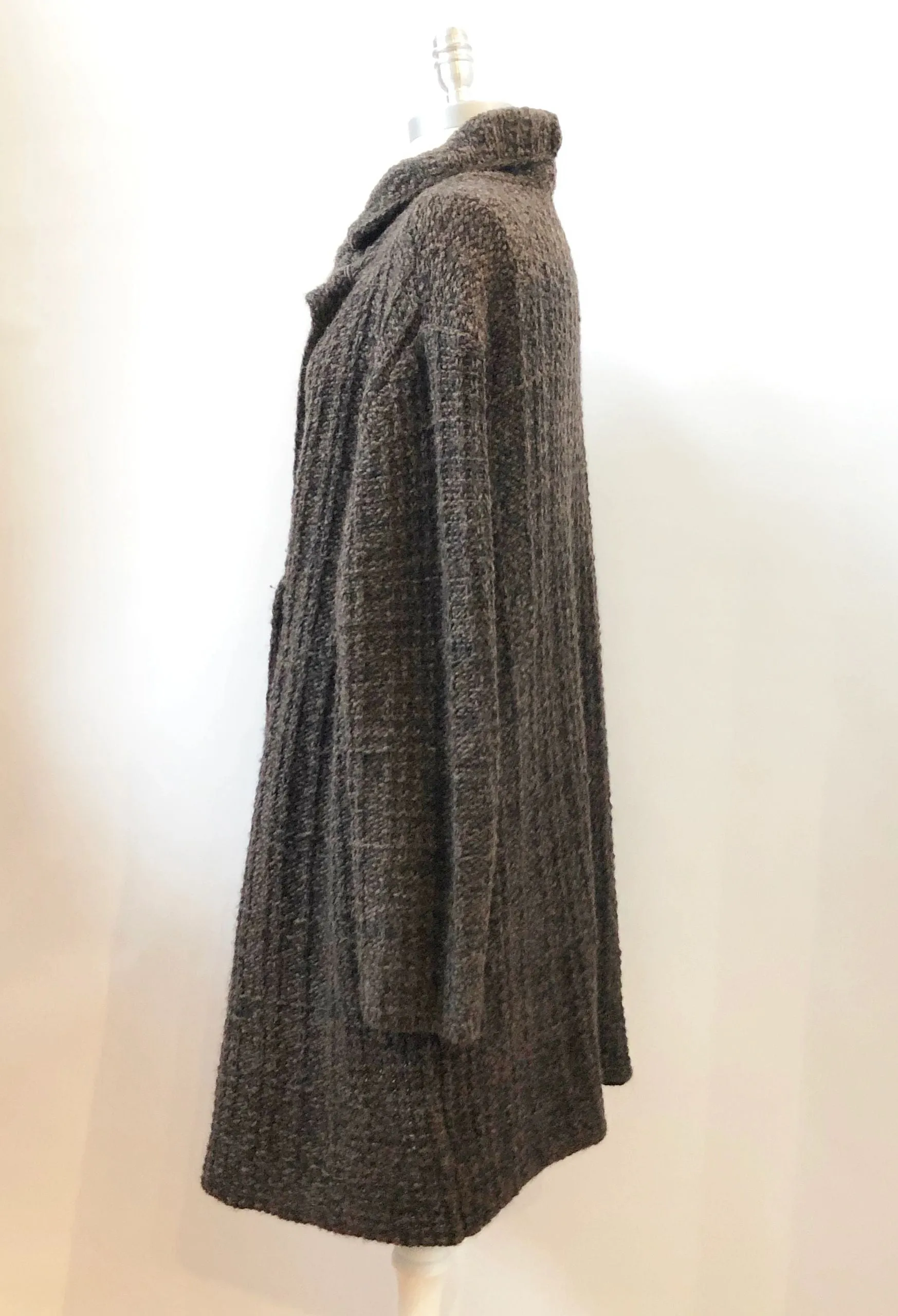 Eileen Fisher Wool Sweater Coat Size Xl