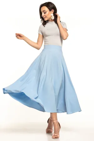 Elegant Circle Midi Skirt