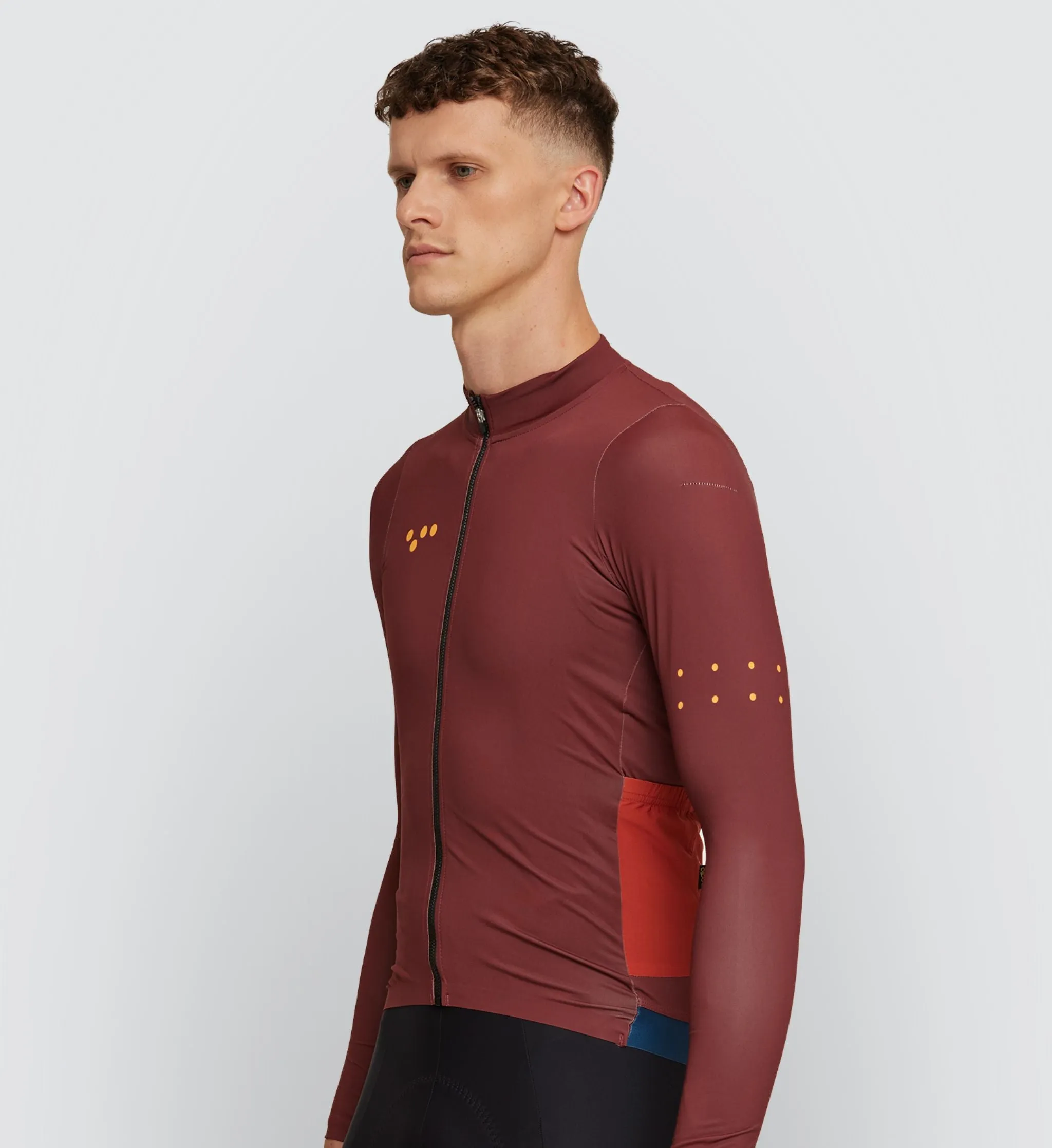 Essentials / Men's Midweight LS Jersey - Rust