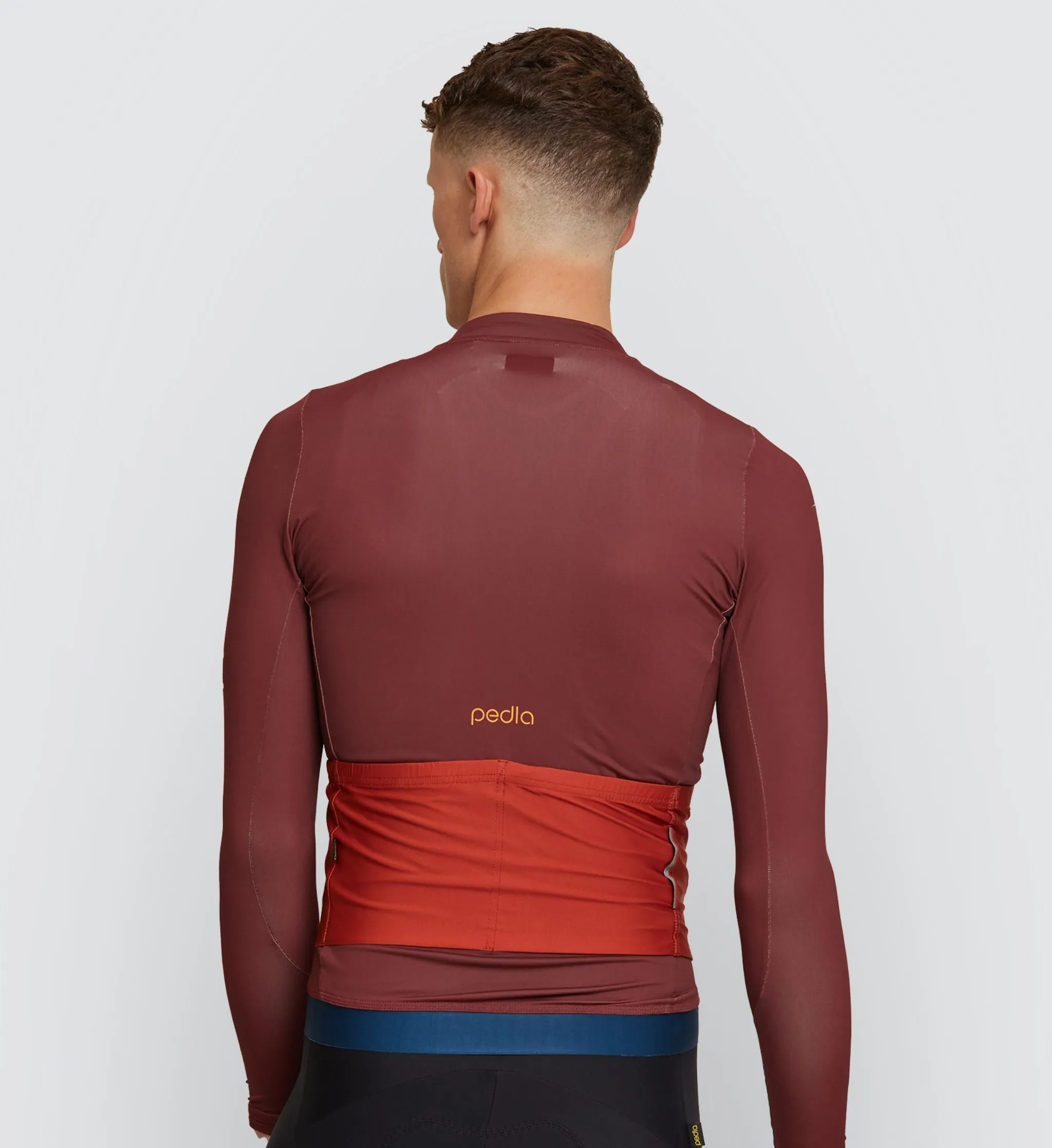 Essentials / Men's Midweight LS Jersey - Rust