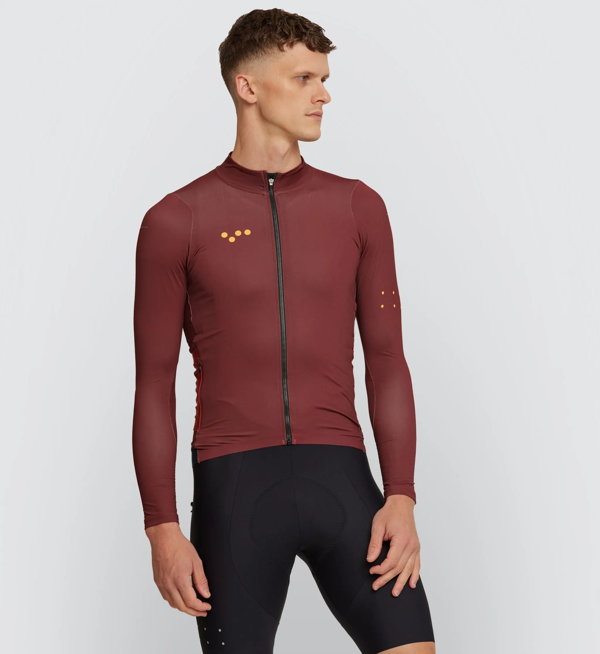 Essentials / Men's Midweight LS Jersey - Rust