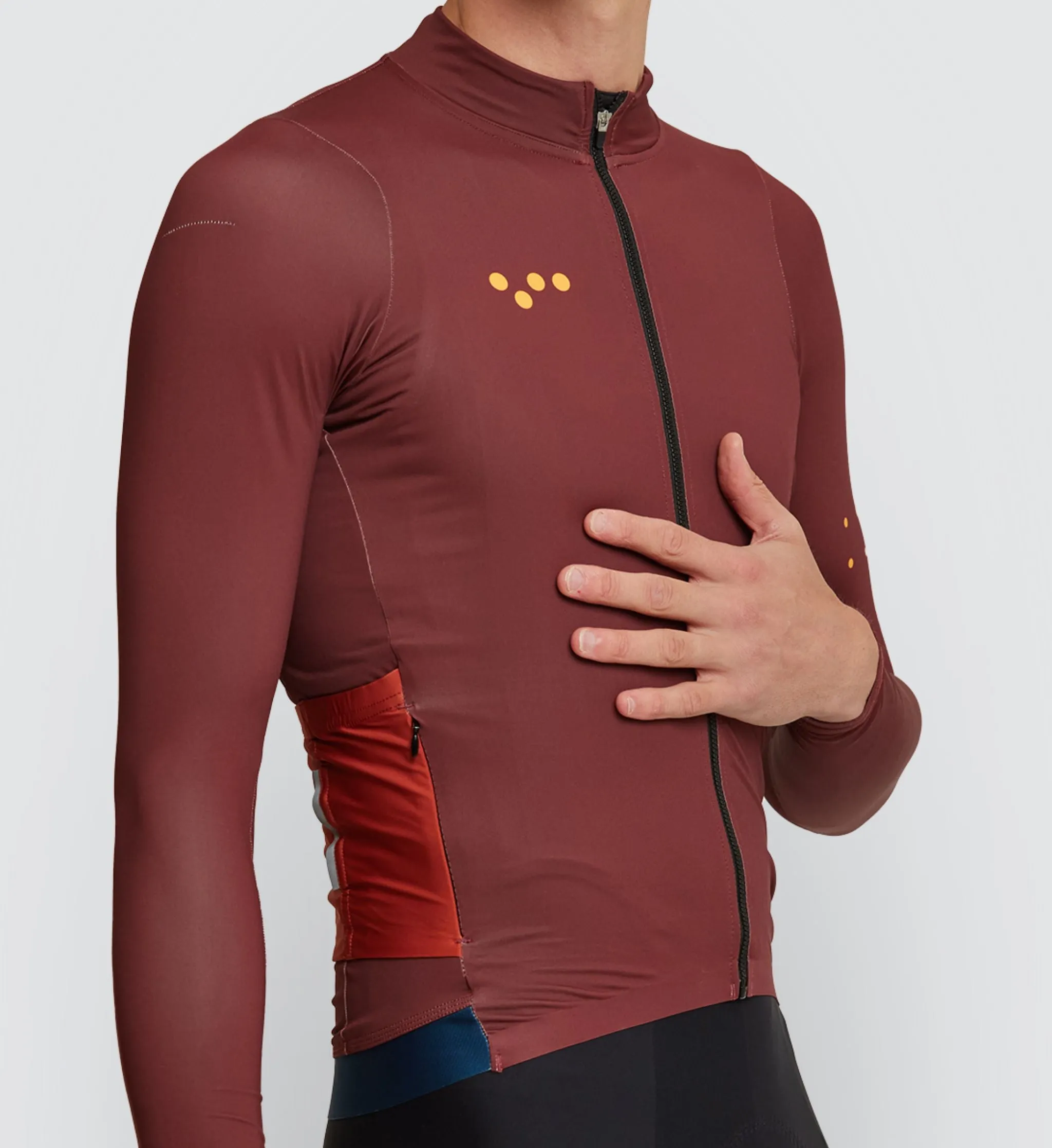 Essentials / Men's Midweight LS Jersey - Rust