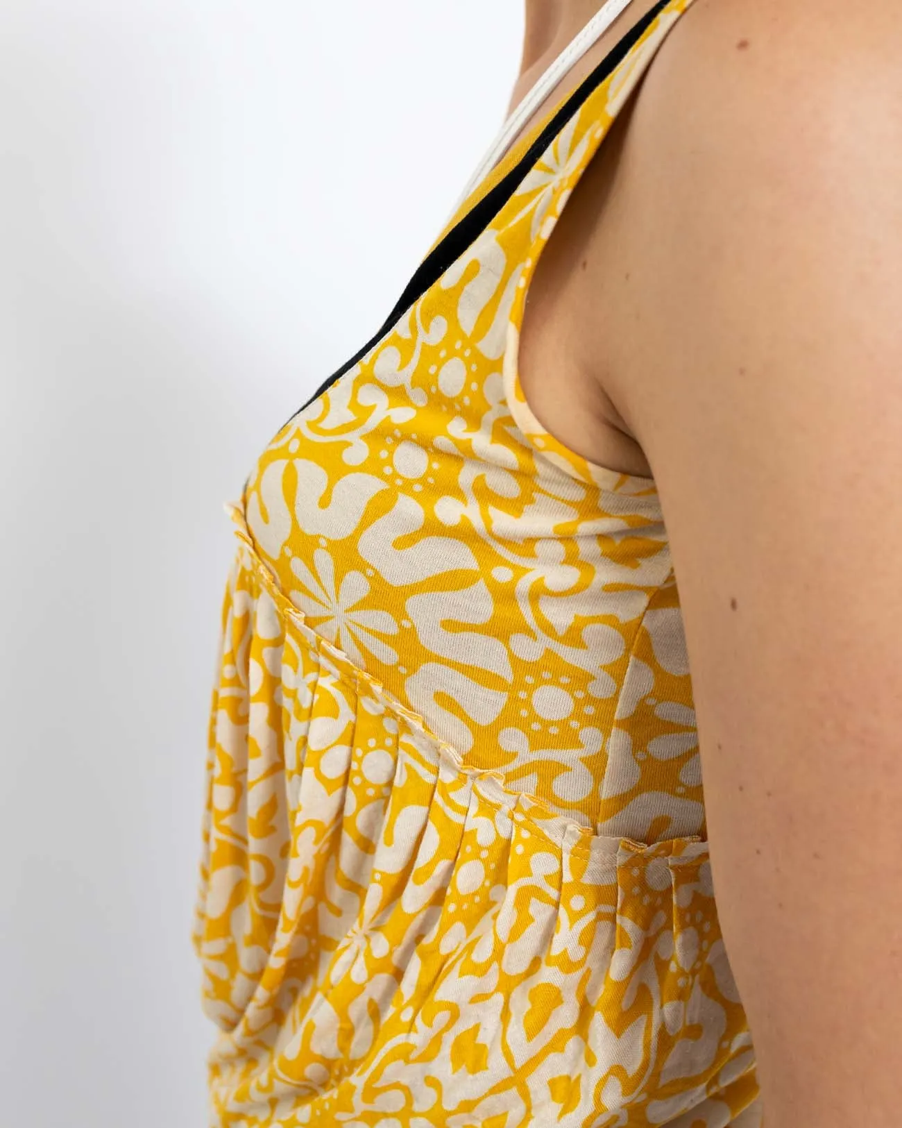 Etro Vintage Yellow Print Tank Top