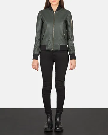 Eve Leather Bomber Jacket