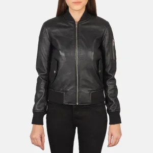 Eve Leather Bomber Jacket