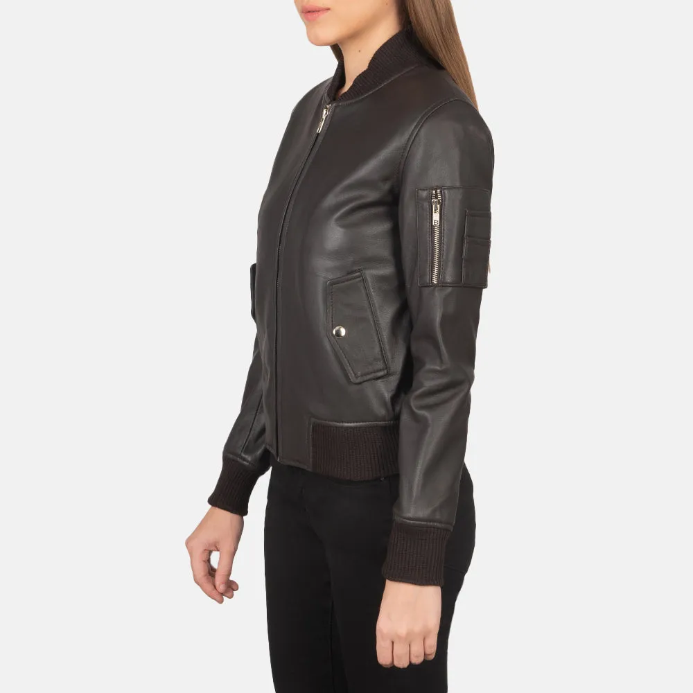 Eve Leather Bomber Jacket