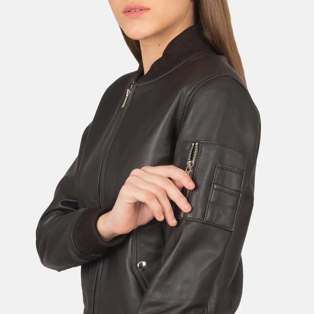 Eve Leather Bomber Jacket