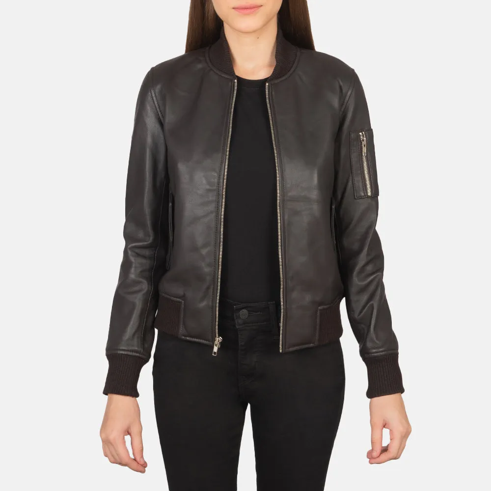 Eve Leather Bomber Jacket