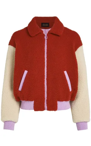 Fay Jacket Teddy Red