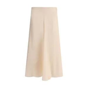 Fendi Silk Midi Skirt