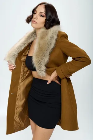 Fiorella Princess Coat - Camel