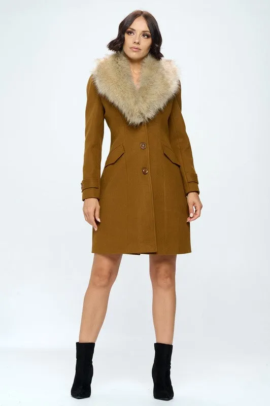 Fiorella Princess Coat - Camel