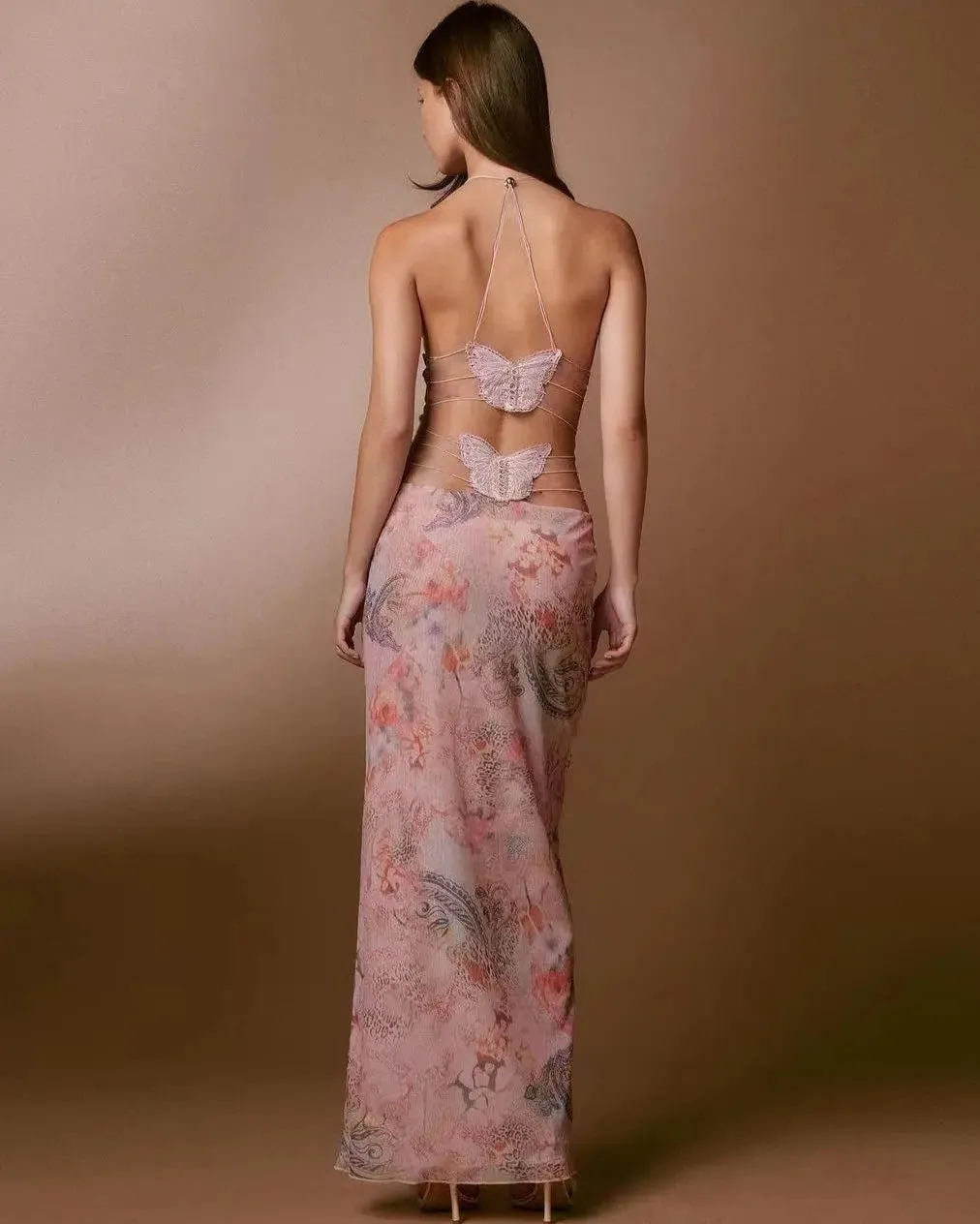 Floral Print Hip Skirt