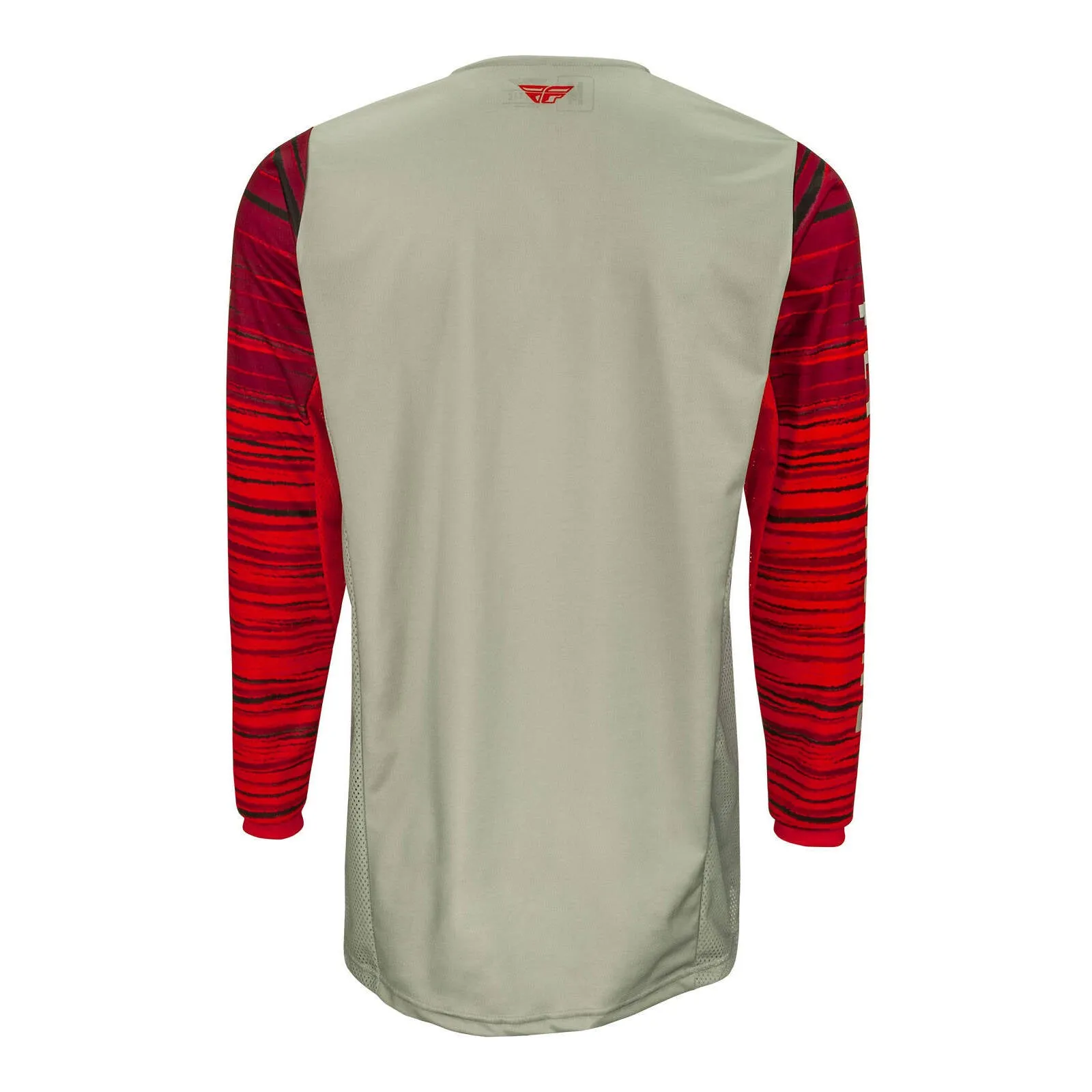 Fly Racing 2022 Kinetic Wave Jersey - Light Grey / Red