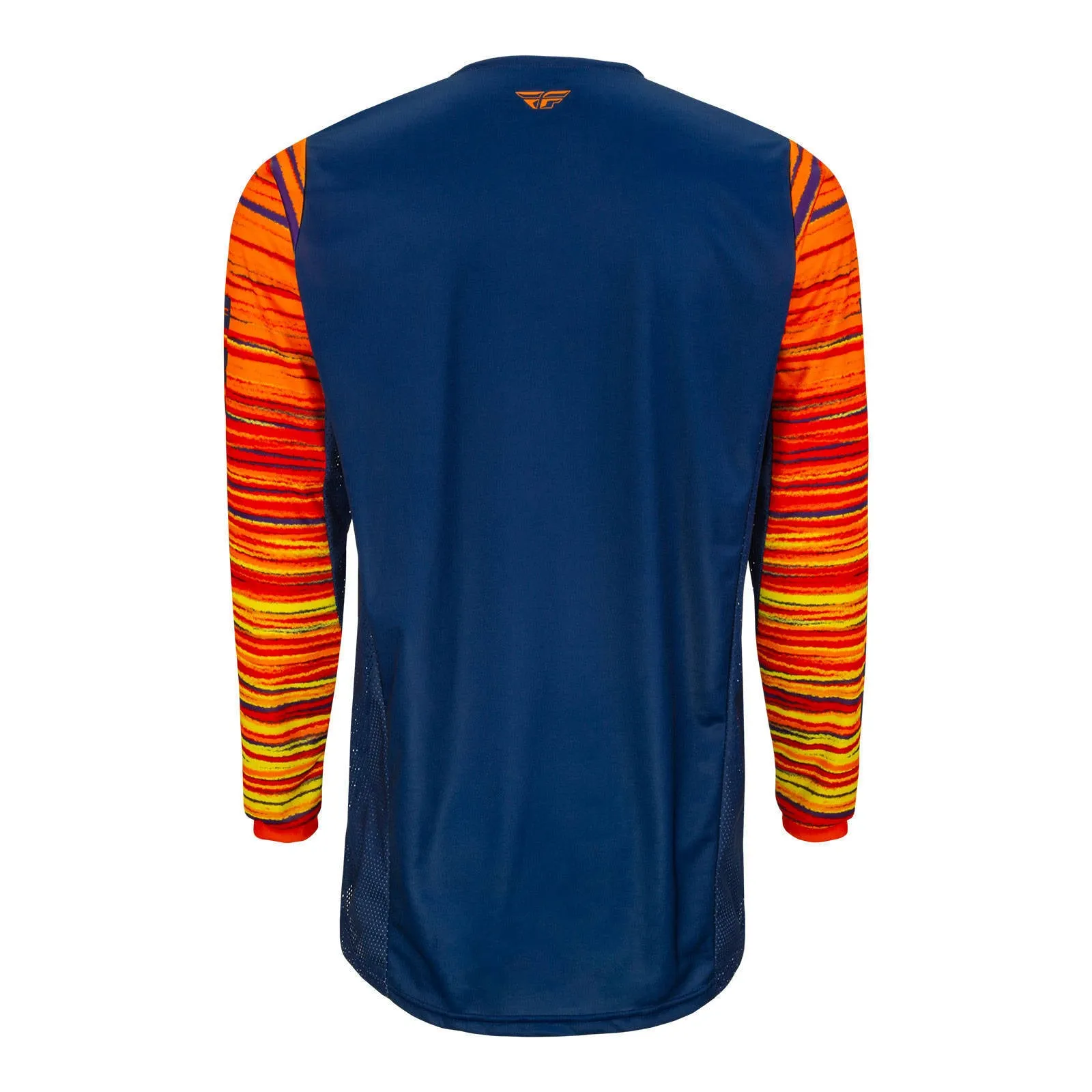 Fly Racing 2022 Kinetic Wave Jersey - Navy / Orange