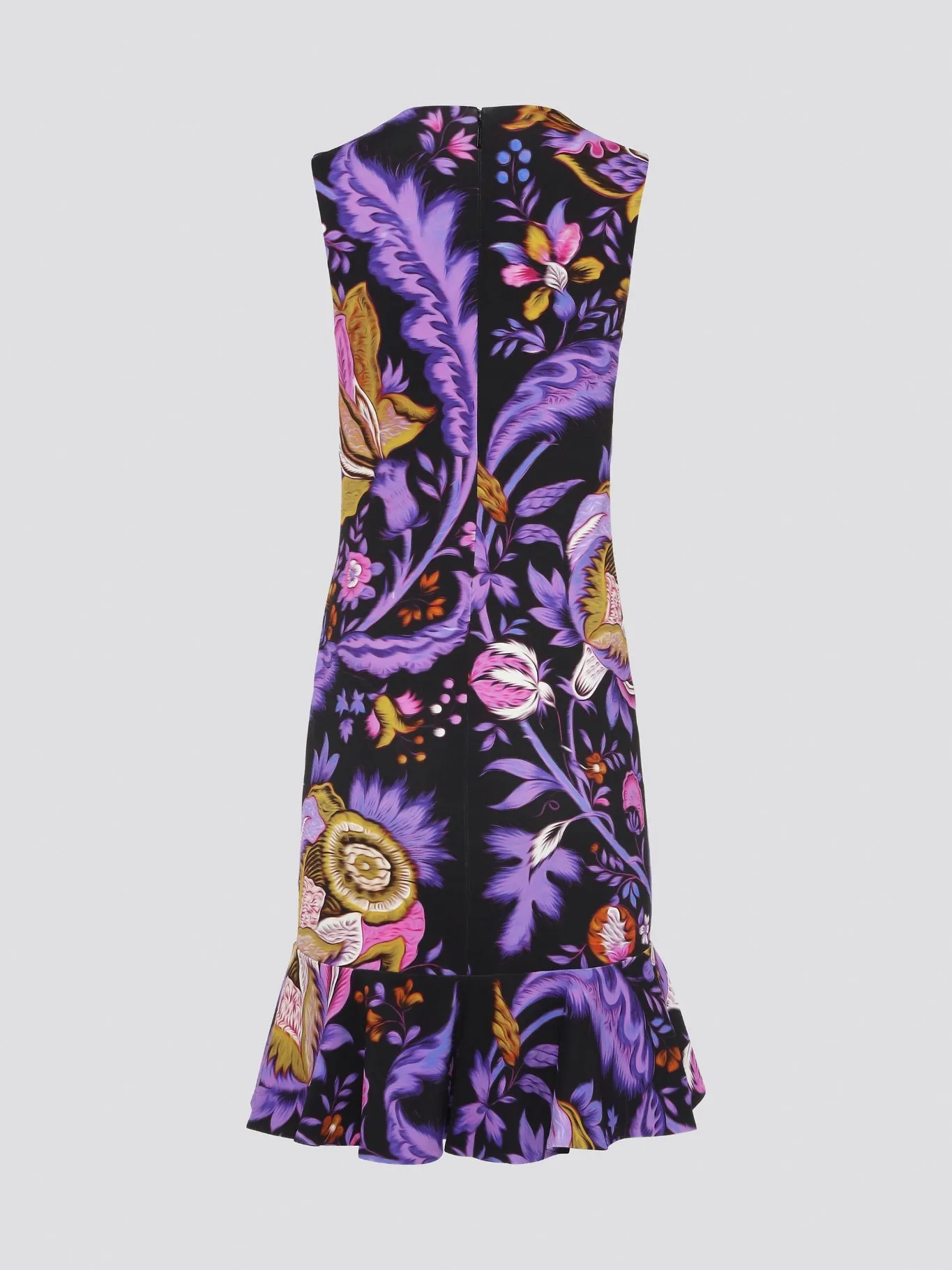 Foliage Flared Sheath Dress