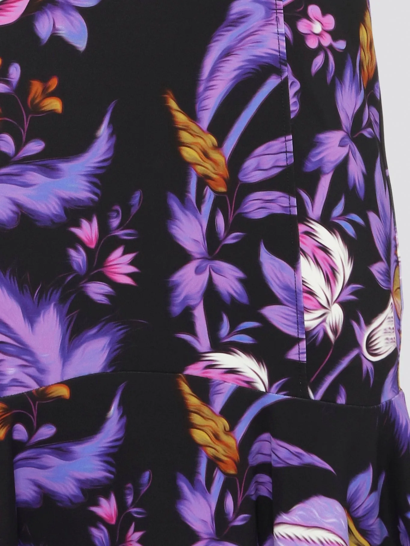 Foliage Flared Sheath Dress