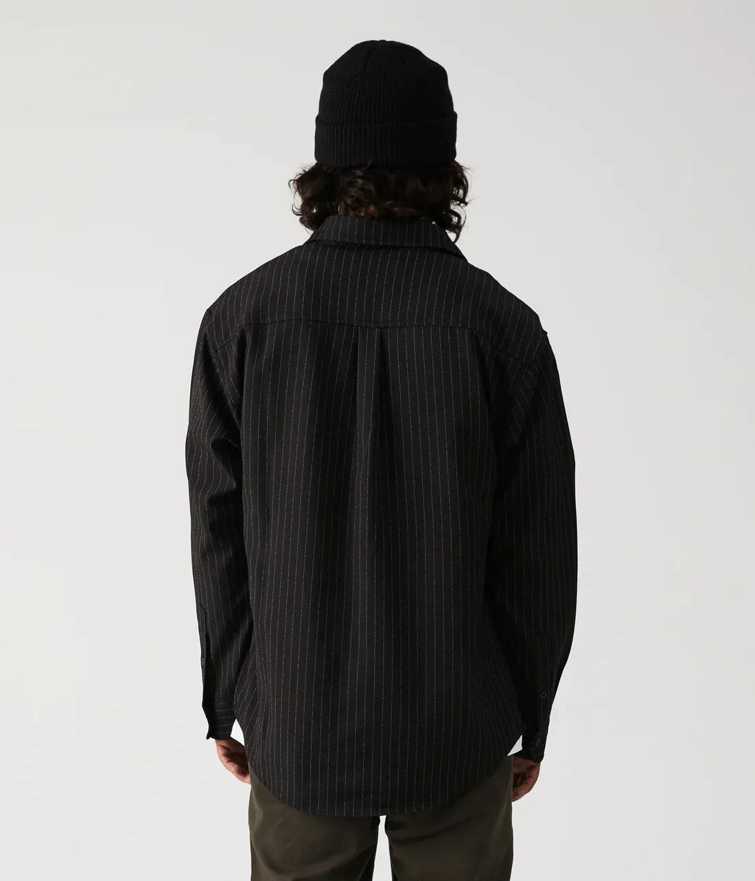 FORMER - Vivian Stripe L/S Shirt - Black