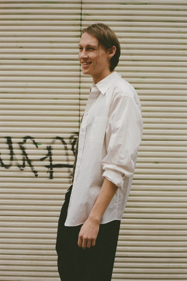 FOUNDATION BUTTON DOWN, ALMONDINE