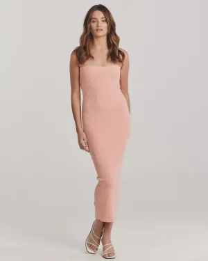 Freya Midi Dress Pink Punch