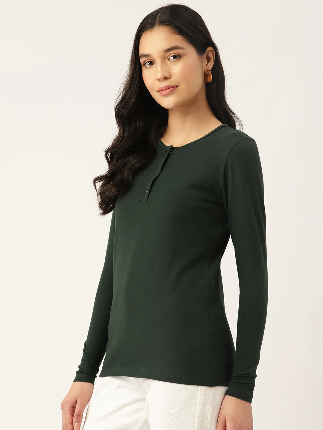 Full Sleeve Button Down Tee