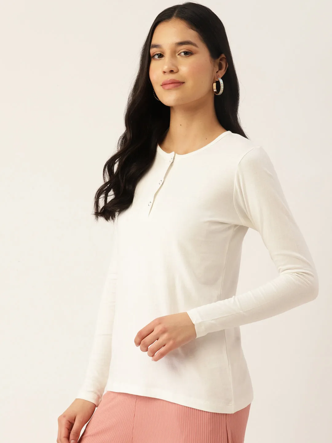 Full Sleeve Button Down Tee
