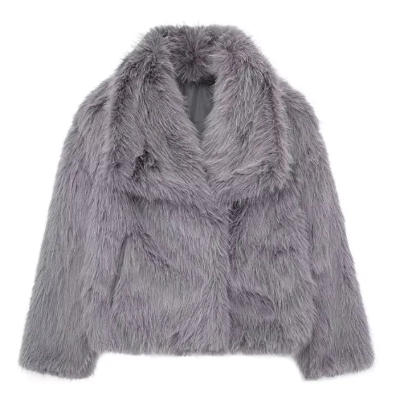 Fur Coat for Ladies | Beige - Luxurious and Warm